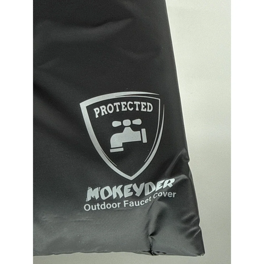 Mokeyder Faucet Cover 2 Pack 7x10 Outdoor Freeze Protection Insulated Black